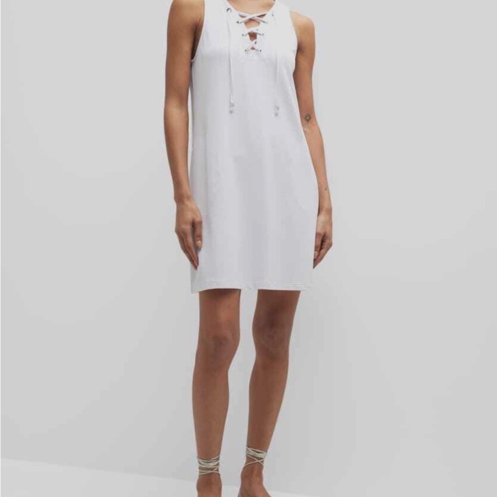 Tommy Bahama Island Cays Lace-Up Spa Dress - Picture 3 of 16